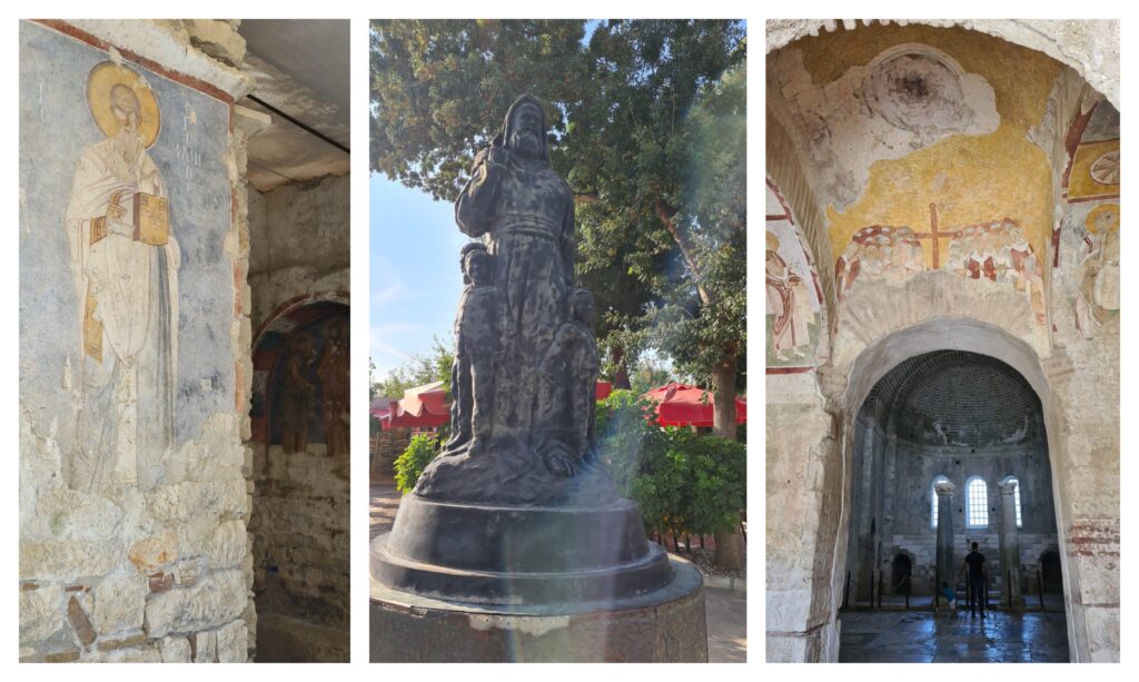 julemanden kommer fra tyrkiet, sankt nikolaus tyrkiet, hvor kommer julemanden fra, julemanden stammer fra Tyrkiet, oplevelser i antalya, oplevelser i tyrkiet, oplevelser i demre, kristendom i tyrkiet, sankt nikolaus kirke tyrkiet, julemandens grav i tyrkiet, tyrkiet blogger, rejsetips tyrkiet