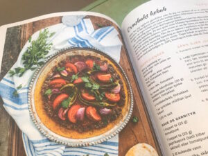 aubergine & Tahini af Vider Bergum tyrkisk kogebog, tyrkiske kogebøger, mellemøsten kogebøger