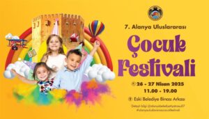 Internationale Børnefestival Alanya 2025, Alanya børnefestival 2025, Børnefestival Tyrkiet 2025, Festival for børn Alanya, Alanya festivaler april 2025, Tyrkisk børnekulturfestival, Alanya børnearrangementer, Familievenlige festivaler Tyrkiet, Alanya begivenheder for børn, Kulturfestival Alanya 2025