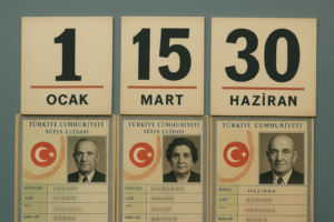 tyrkisk fødselsdag, hvorfor har mange tyrkere fødselsdag den 1., tyrkisk kultur fødselsdag, fødselsdag 15. i måneden Tyrkiet, hvorfor står fødselsdagen på ID-kort i Tyrkiet, tyrkisk identitetskort fødselsdato, nüfus cüzdanı fødselsdato, fødselsregistrering i tyrkiske landsbyer, hvorfor kender tyrkere ikke deres fødselsdag, fødselsdag og militærpligt Tyrkiet, udsættelse af værnepligt Tyrkiet fødselsdato, tyrkisk folkeregister historie, traditioner omkring fødsel i Tyrkiet, hvorfor er fødselsdagen ikke vigtig i Tyrkiet, gamle fødselsdatoer i Tyrkiet, Tyrkiet fødselsdato d. 30., kulturforskel fødselsdag Danmark Tyrkiet, tyrkiske børns fødselsregistrering, forskel på fødselsdag i Danmark og Tyrkiet, fejrer tyrkere fødselsdag, tyrkisk fødselsdagskultur, gamle ID-kort Tyrkiet, hvordan registrerede man børn i gamle dage i Tyrkiet, hvornår blev tyrkiske børn registreret, fødselsmåned ud fra vejret Tyrkiet, hvorfor siger tyrkere "det står på mit ID", Tyrkiet fødselsdagskultur, runde fødselsdatoer Tyrkiet, fødselsdag d. 1. januar i Tyrkiet, tyrkisk statistik fødselsregistrering, fødselsregistrering og geografi Tyrkiet, tyrkisk landsbyadministration fødsel, militærtjeneste og fødselsdato Tyrkiet, typiske fødselsdatoer i Tyrkiet, tyrkisk ID-system og fødselsdato, hvordan finder man sin rigtige fødselsdag i Tyrkiet, hvorfor har mange samme fødselsdato i Tyrkiet, traditioner omkring fødsel og alder Tyrkiet, fødselsdato som bureaukratisk værktøj i Tyrkiet, hvordan blev børn registreret i Tyrkiet før i tiden, Tyrkiet fødselsdag og identitet, gamle registreringspraksisser i Tyrkiet, er fødselsdag vigtigt i Tyrkiet, hvordan blev alder fastlagt i gamle Tyrkiet, tyrkiske ID-datoer og deres betydning, forskelle i fødselsregistrering internationalt, tyrkisk demografi og fødselsdatoer, tyrkisk kulturarv og fødsel, tyrkisk historie og fødselsdage.