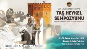 Alanya kunst, Alanya stenskulptur symposium, Alanya 2025 begivenheder, internationale kunstsymposier Tyrkiet, kunst og kultur i Alanya, Alanya kommune arrangementer, Mimar Sinan Universitet kunst, ALTAV Alanya, stenskulptur festival, marmorkunst Tyrkiet, kulturelle oplevelser i Alanya, kunstnere i Alanya, november events Alanya, kunstrejser Tyrkiet, moderne kunst Alanya