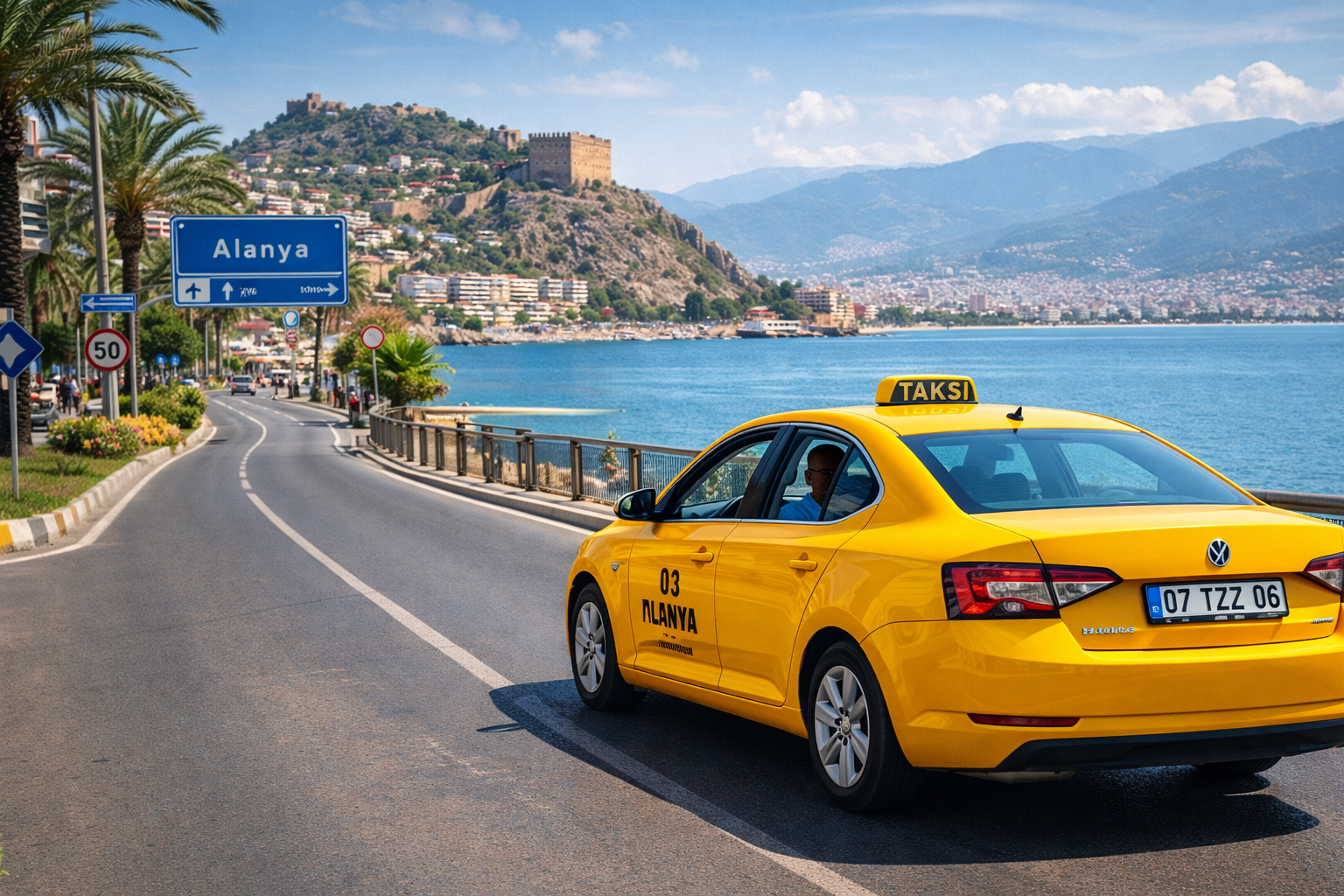 Kortbetaling i taxaer i Alanya obligatorisk fra 1. juli 2026