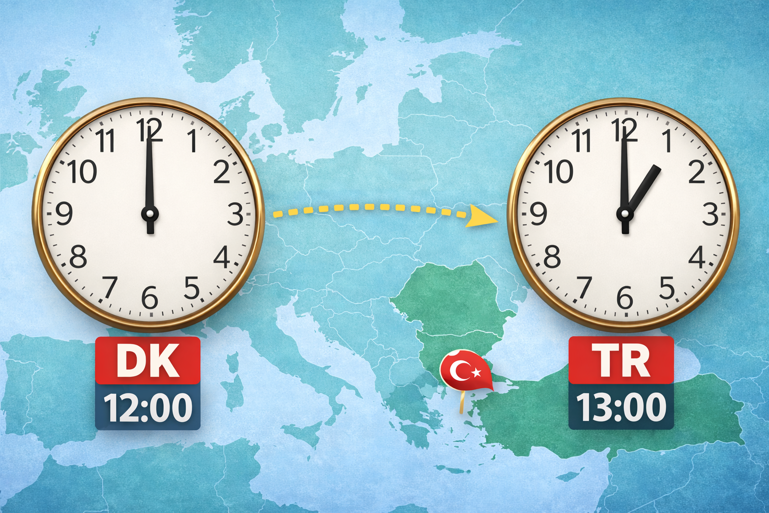 🌞 Sommertid i Tyrkiet — Sådan fungerer det med tid og tidsforskel